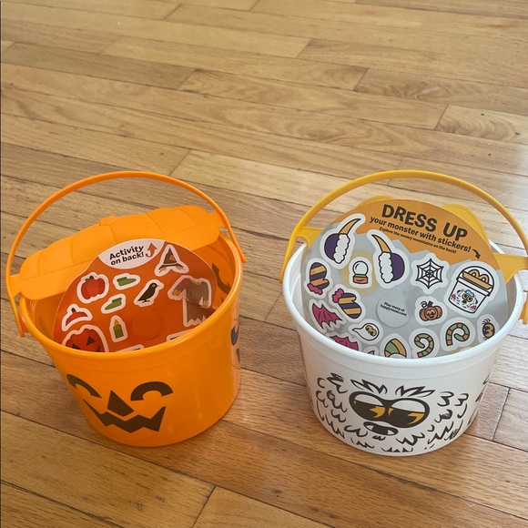 Set of two McDonald’s boo bucket with stickers - Picture 2 of 6